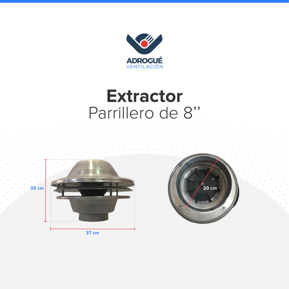 Extractor Parrillero de 8" - Imagen 6