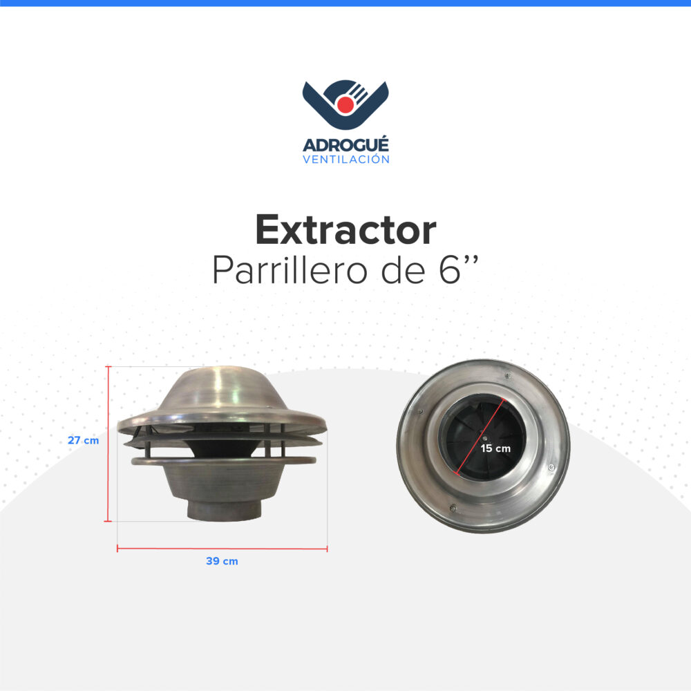 Extractor Parrillero de 6" - Imagen 3