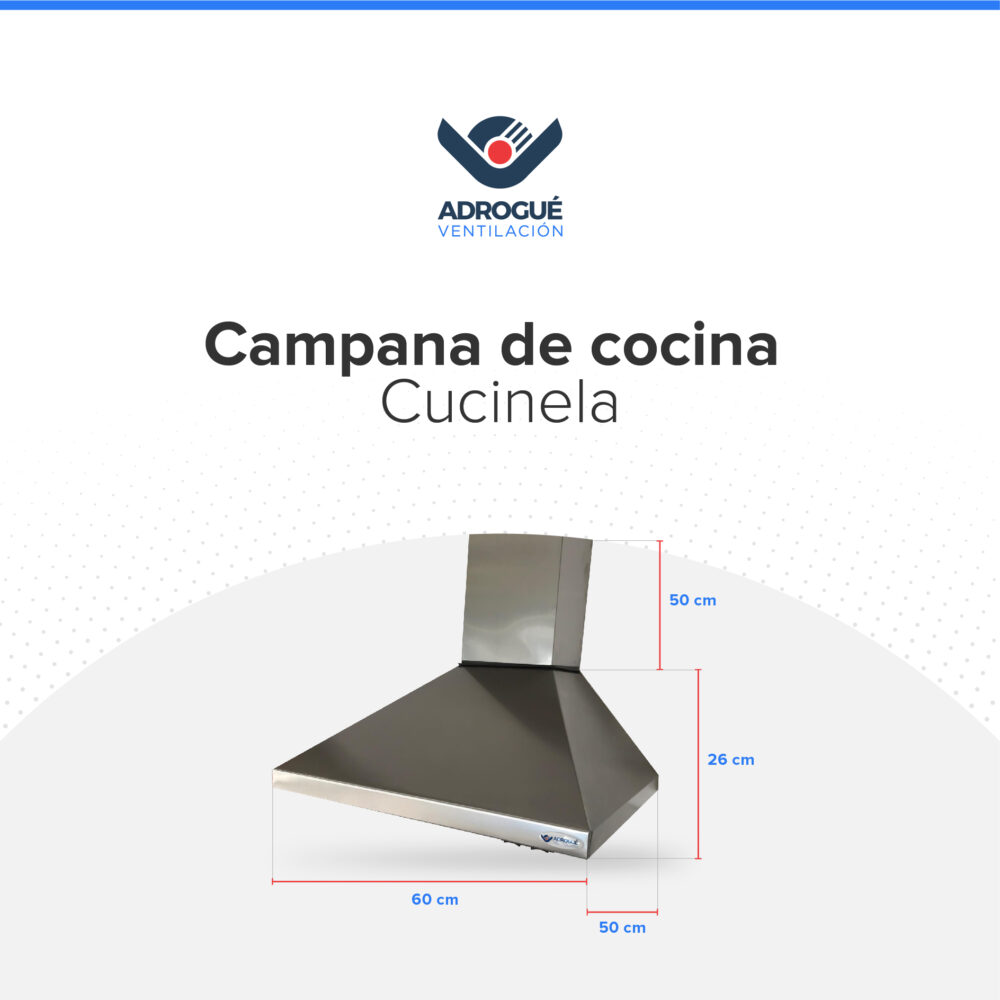 Campana de cocina Cucinela 60 cm con motor - Imagen 3