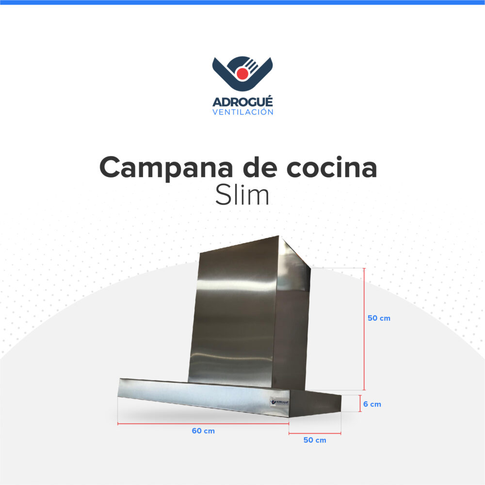 Campana de cocina Slim 60 cm con motor - Imagen 3